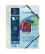 Eckspannmappe Kreacover 55188E, A4 wei&szlig;-transparent Polypropylen (PP) -, f&uuml;r ca. 200 Blatt  (80 g/m&sup2;), mit 3 Einschlagklappen