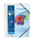 Eckspannmappe Kreacover 55188E, A4 wei&szlig;-transparent Polypropylen (PP) -, f&uuml;r ca. 200 Blatt  (80 g/m&sup2;), mit 3 Einschlagklappen