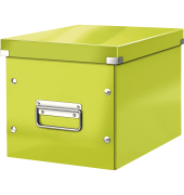 Archivbox Click & Store WOW Cube 61090064, gr&uuml;n, Graukarton, Polypropylenfolie laminiert