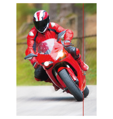 Zeichenmappe 45324, A3 mit Motiv, Karton 500g, 3 Einschlagklappen, Gummizugverschluss