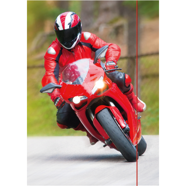 4002871453240 - Zeichenmappe 45324 mehrfarbig Chromo-Duplexkarton 500g 3 Einschlagklappen Gummizugverschluss 4002871453240 RNK