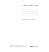 Ausbildungsnachweis Einlageblock ohne Hefter