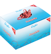 Gummib&auml;nder 51441, Rondella, 130x4mm, rot