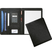 Konferenzmappe A4 Kunstleder Block sw