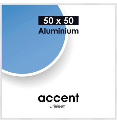 Bilderrahmen Accent 50x50cm ws glanz