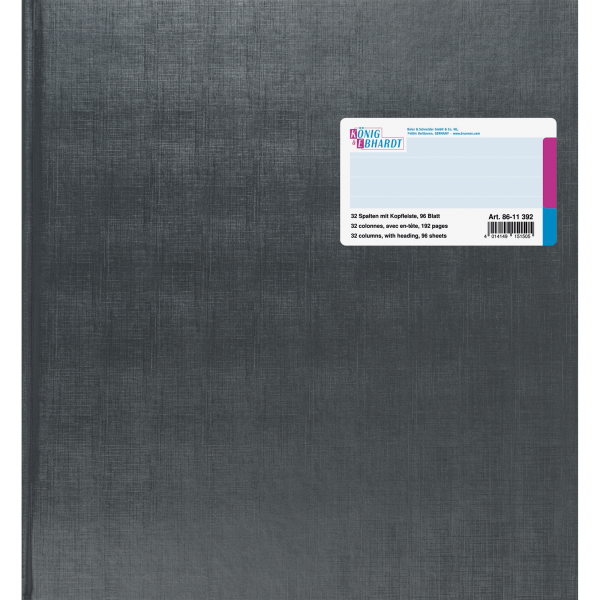 4014149151505 - Geschäftsbuch 8611392 kariert 80g 96 Blatt 4014149151505 König & Ebhardt
