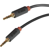 Audiokabel Stereo Klinke/Klinke 3,5mm 1,5m sw