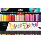 Faserschreiberetui 50ST Black Edition