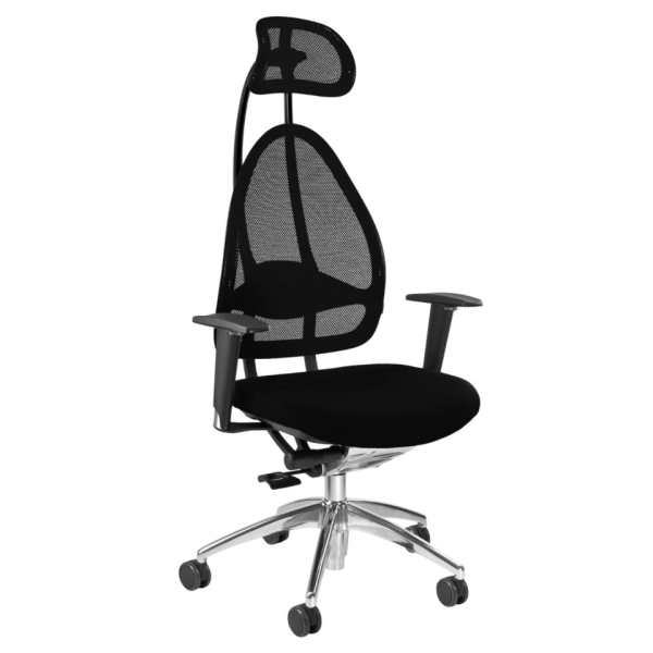 Topstar Drehstuhl mit AL + Kopf schwarz 4014296657738 Topstar