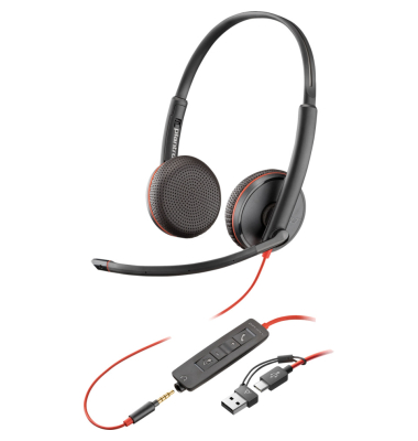 On-Ear Headset PL-8X229A6, schwarz