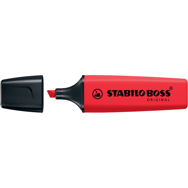 Stabilo Textmarker STABILO BOSS ORIGINAL REALRED, 70/48, 2+5mm  4006381624251 Stabilo