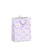 Geschenktragetasche Bl&uuml;mchen flieder