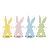 Osterhase Eisen sortiert