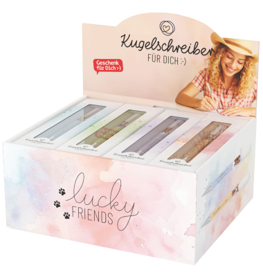 Kugelschreiber Lucky Friends sortiert