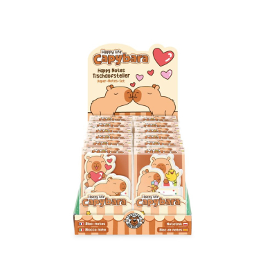 Haftnotiz Capybara 2ST sortiert