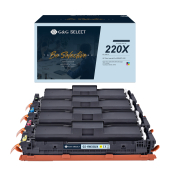 Toner GSHW2200X4P, schwarz/cyan/magenta/gelb, ca. 7500 Seiten schwarz, ca. 3 x 5500 Seiten farbig