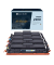 Toner GSHW2200X4P, schwarz/cyan/magenta/gelb, ca. 7500 Seiten schwarz, ca. 3 x 5500 Seiten farbig