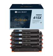 Toner GSHW2030X4P, schwarz/cyan/magenta/gelb, ca. 7500 Seiten schwarz, ca. 3 x 6000 Seiten farbig