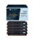 Toner GSHCF410XU4P, schwarz/cyan/magenta/gelb, ca. 6300 Seiten schwarz, ca. 3 x 5000 Seiten farbig