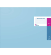 Spaltenbuch 86-17159 Amerikanisches Journal, 425x297mm, 48 Blatt / 96 Seiten, mit Kopfleiste, 15 Doppelkonten &uuml;ber 2 Seiten, pag