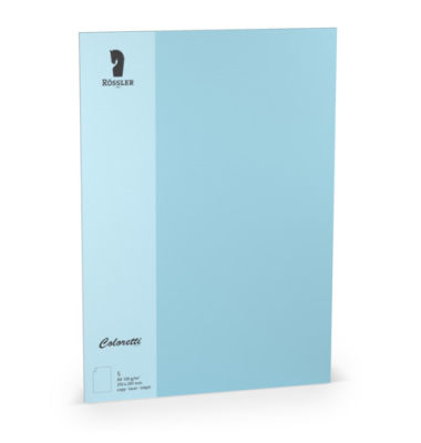 Briefbogen A4 5ST himmelblau