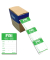 Rollenetiketten 40x56mm 500ST gr&uuml;n