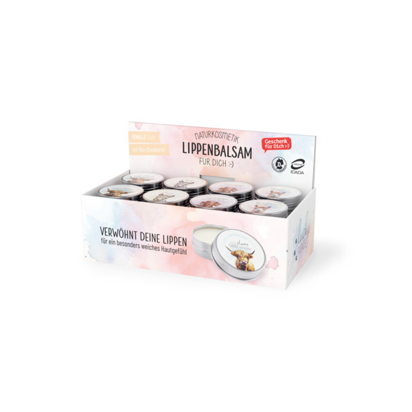 24 Stück LA VIDA Lippenpflege Lucky Friends sortiert 4027268358144 LA VIDA