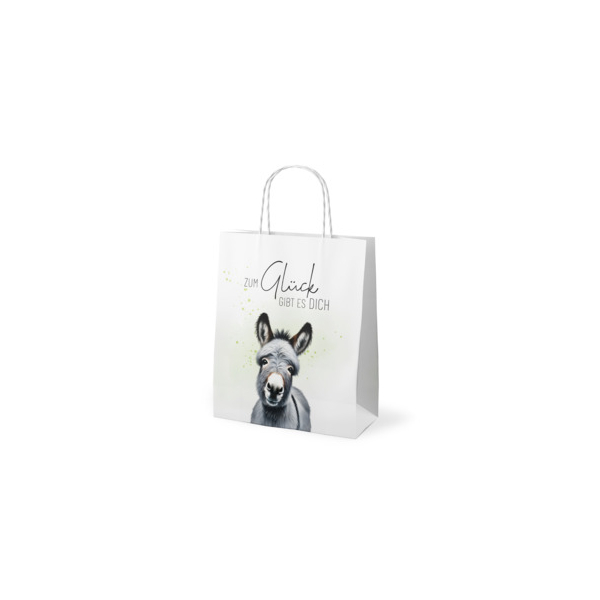 12 Stück LA VIDA Geschenktasche 991804, Esel, 200mm x 240mm 4027268359677 LA VIDA