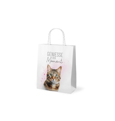 Geschenktragetasche Lucky Friends Katze