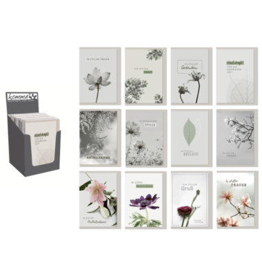 Trauerkarte  sortiert