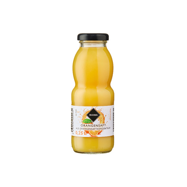 RIOBA Orangensaft Rioba Orangensaft 15512, 24x 250ml Glasflasche 3439499002931 RIOBA