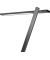 LED-Schreibtischlampe Beam, dunkelgrau