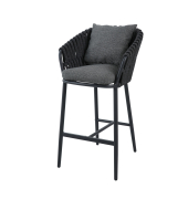 Barstuhl Torino anthrazit 4St