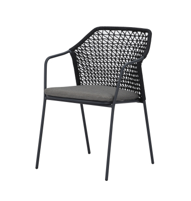 Stuhl Burano anthrazit 4St