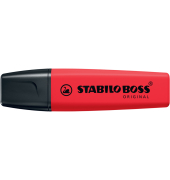 Textmarker STABILO BOSS ORIGINAL REALRED Display, 70/15-7, rot, 2-5mm 