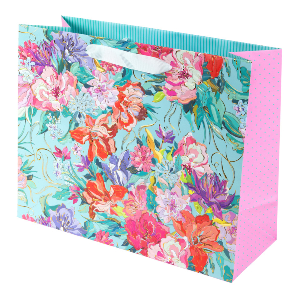 6 Stück TURNOWSKY Geschenktasche 46 703, Velvet Bloom, 330mm x 270mm 4009835467039 TURNOWSKY
