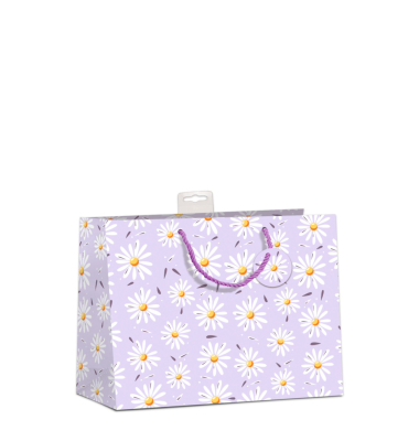 Geschenktragetasche Bl&uuml;mchen flieder