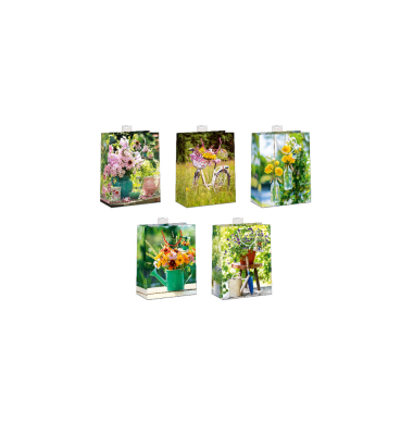 Geschenktragetasche BlumenGarten sort.