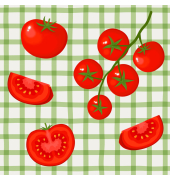 Motivserviette 33x33cm  Kulinarik