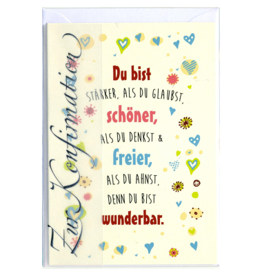 Gl&uuml;ckwunschkarten 11-LC35 bunt