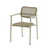 Stapel-Armlehnstuhl Dante Kissen sand 4St