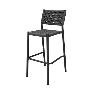 Stapel-Barstuhl Ember schwarz 4St