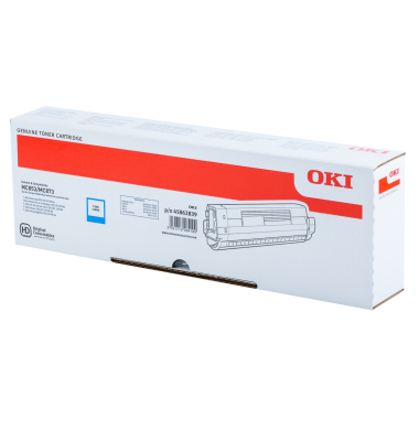 Toner 45862839 45862839 (45862839), cyan, ca. 7300 Seiten