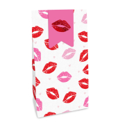 Geschenkt&uuml;te Lips 2ST wei&szlig;rotrosa
