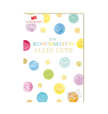 Konfirmationskarte Geldschein