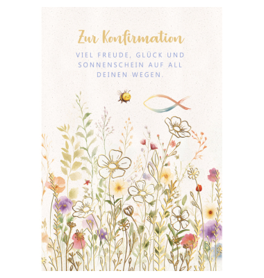 Gl&uuml;ckwunschkarten 11-1064 11,5x17 cm 115mm x 170mm (BxH) bunt
