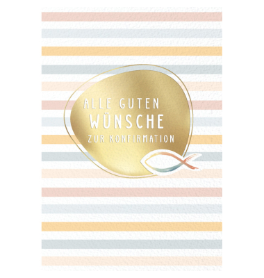 Gl&uuml;ckwunschkarten 11-1068 11,5x17 cm 115mm x 170mm (BxH) bunt