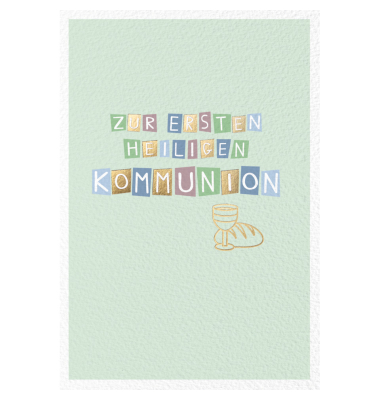 Kommunionskarte
