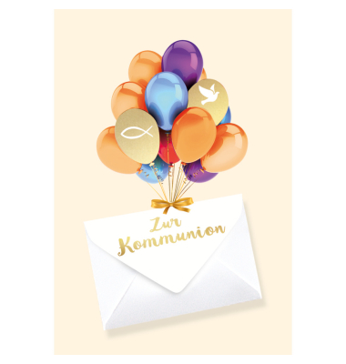 Kommunionskarte Geldschein