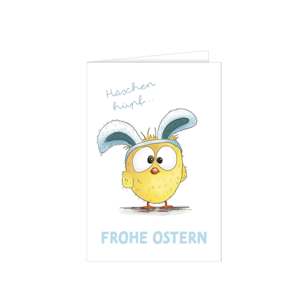 5 Stück Alpedia Osterkarten 13-10016 11,5x17 cm 115mm x 170mm (BxH) Osterkücken bunt 9004546579830 Alpedia